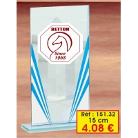 Trophée VERRE : Réf. 151-32  - 15cm